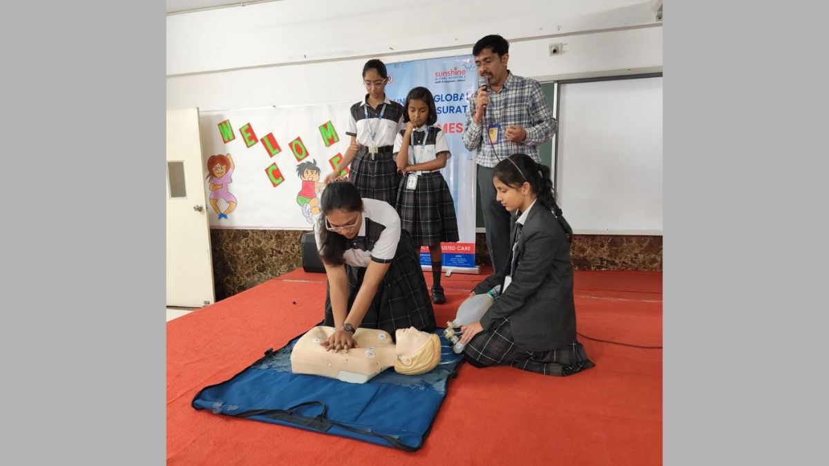 White Lotus International School Marks World Heart Day with Life-Saving CPR Training for Students